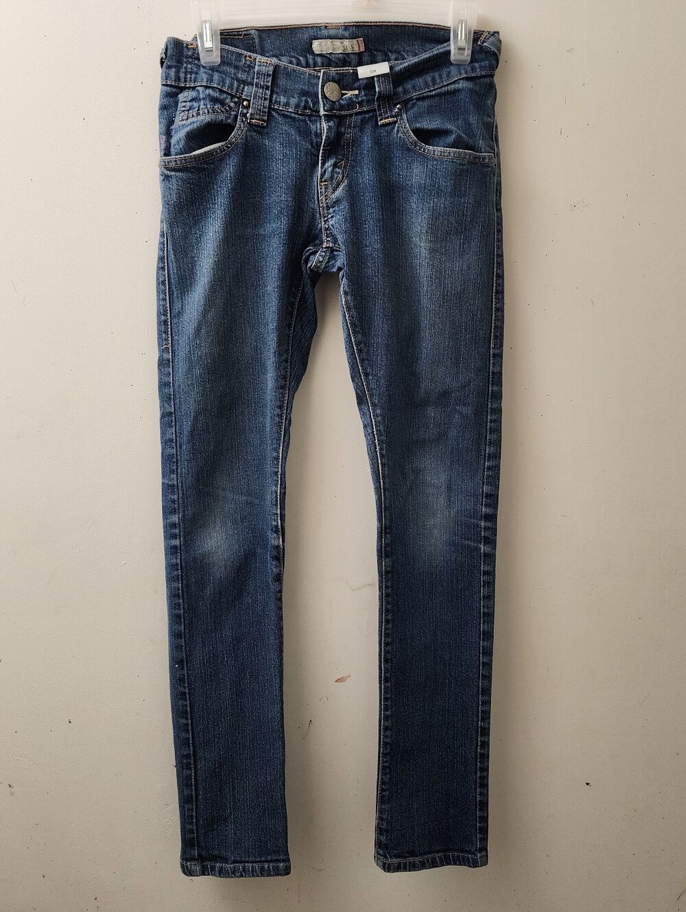 Vintage Levi's 504 Slouch Skinny Jeans Mid Rise Blue 5M Y2K 2000s